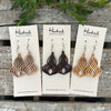 Twirler Wooden Deluxe Cutout Earrings - Small/Med