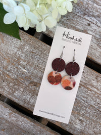 Sugared Berries Glitter Stacked Rounds  - Small