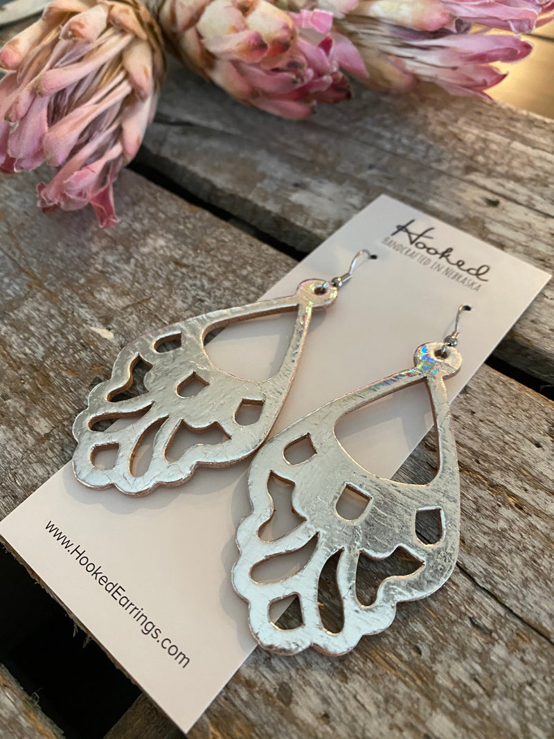 Mirrored Plumes - Silver