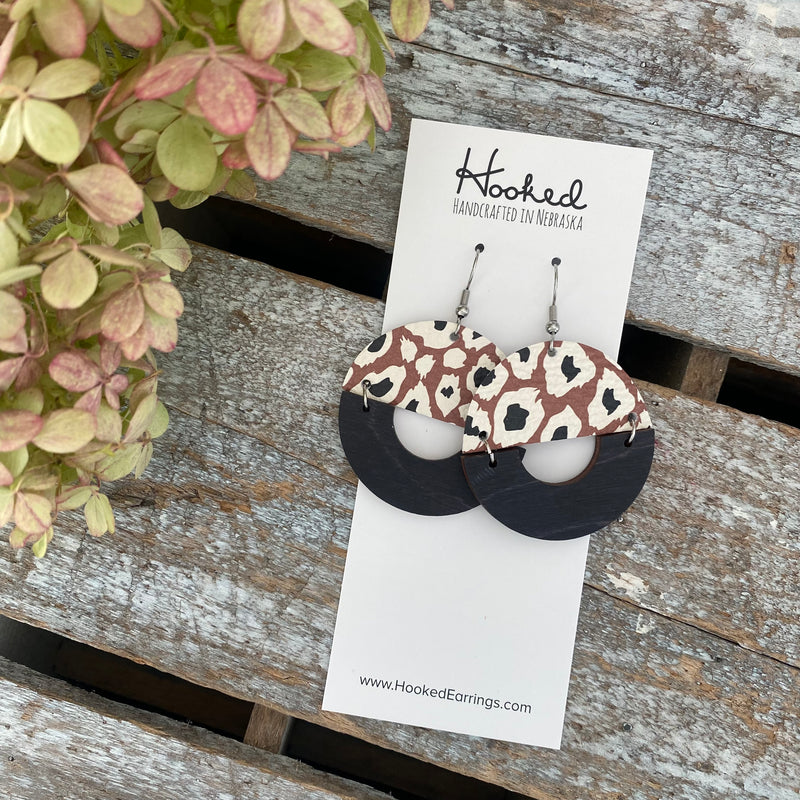 Arabian Leopard Half Hoops