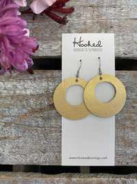 Gold Circle Cutouts