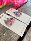 Sugared Berries Glitter Teardrops in Pink/Purple - Small