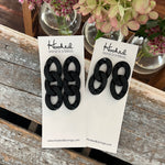 Chunky Twisted Links - Two Sizes - Jet Setter