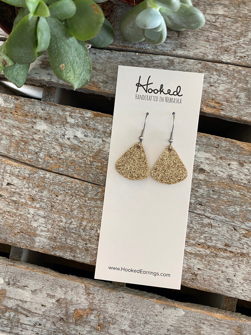 Glitzy Gold Triangle Minis