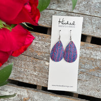 Haute Herringbone Teardrops - Small