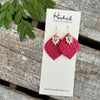 Raspberry and Gold Pave Diamonds - Medium