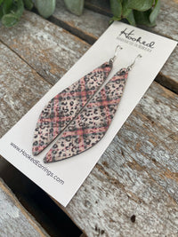 Plaid Leopard Tulips