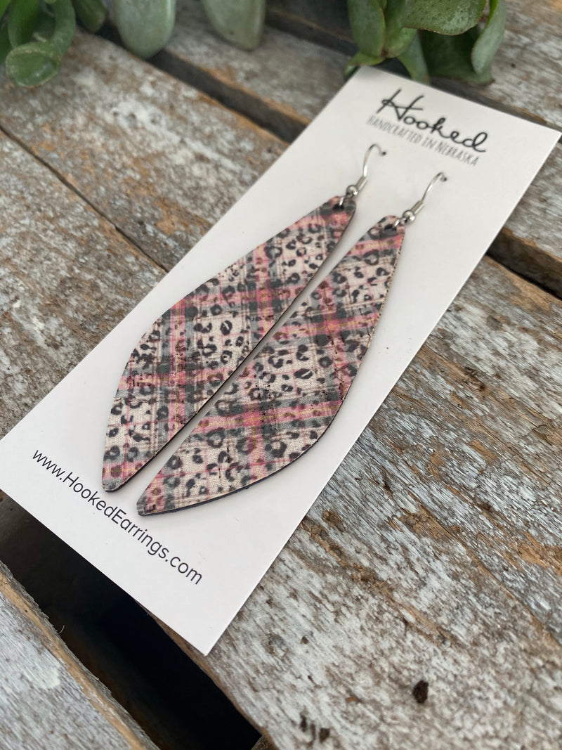 Plaid Leopard Tulips