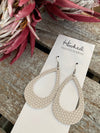 Honeycomb Teardrop Cutouts in Chiffon - Medium