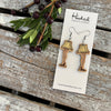Longer Leggy Lamps - Deluxe Wooden Holiday Earrings