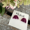 Sweater Studs in Plum