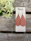 Filigree Teardrops in Scarlet - Medium