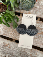 Moonflower Suspended Stacks - Charcoal Leopard - Small/Medium