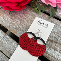 Cherry Basketweave Suspended Stacks