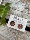 Druzy-Style Round Studs - 14mm
