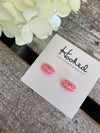 Etched Donut Studs