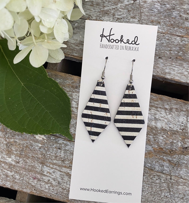 Small Diamonds in Paris Stripe