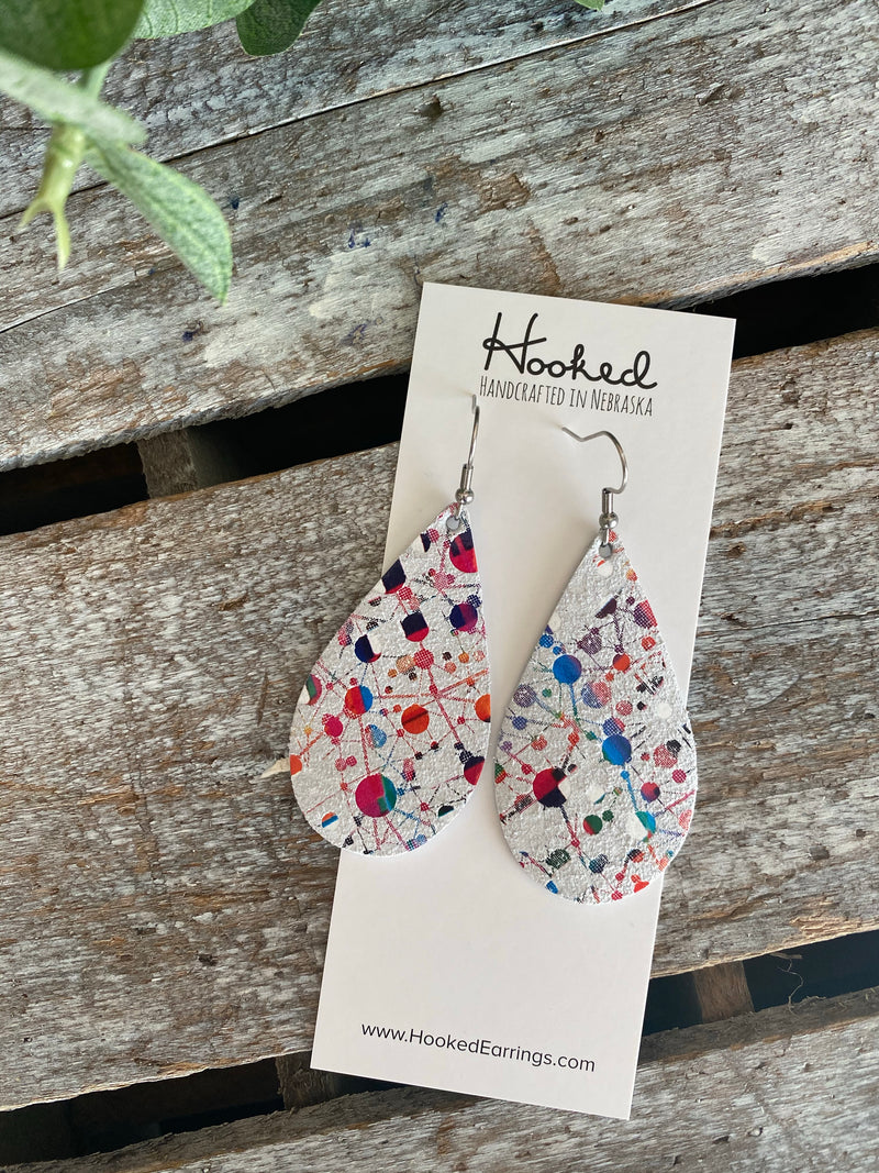 Paint Splatter Teardrops - Medium