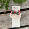 Opulent Beaded Hoops - Christmas Mix &  Snow White