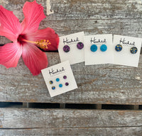 Tiny Disc Stud Collection #2 - Three Pack