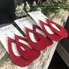 Cherry Suede Cutouts - XL