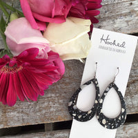 Black Granite Cork Teardrop Cutouts - Medium