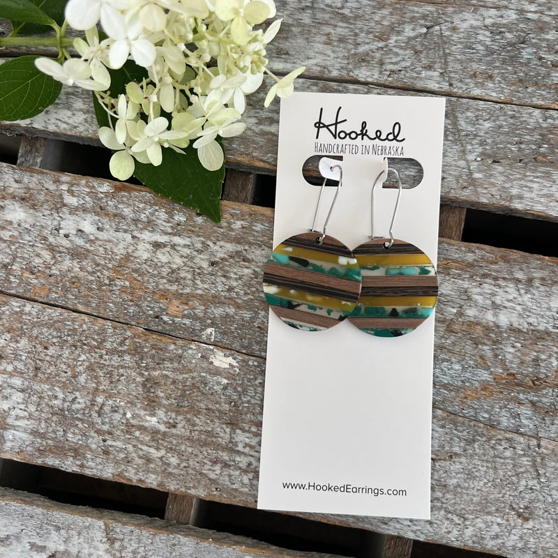 Fusion Striped Wood Rounds - Small/Medium