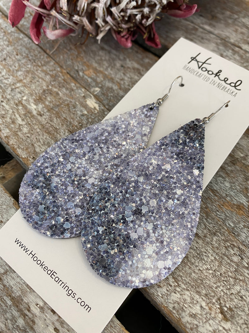 Galaxy Glitter Teardrops - Large