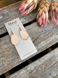 Mirrored Teardrops in Rose Gold - Small