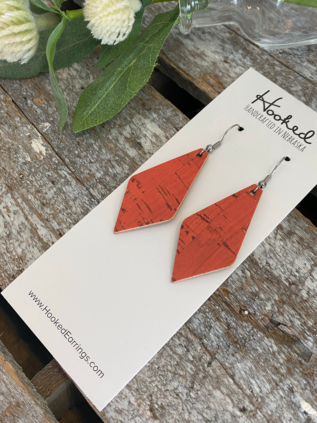 Small Diamonds in Coral Cork