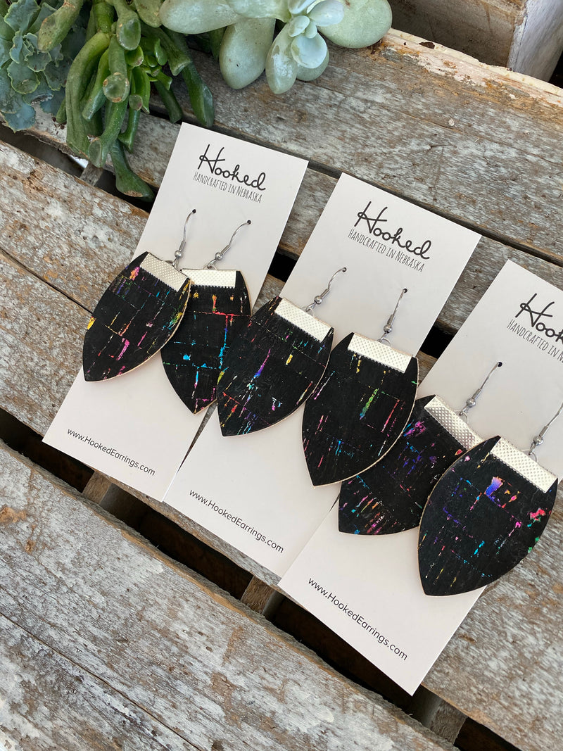 Rainbow & Black Cork Magnolias - Medium