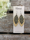 Gold and Slate Dottie Layered Petals
