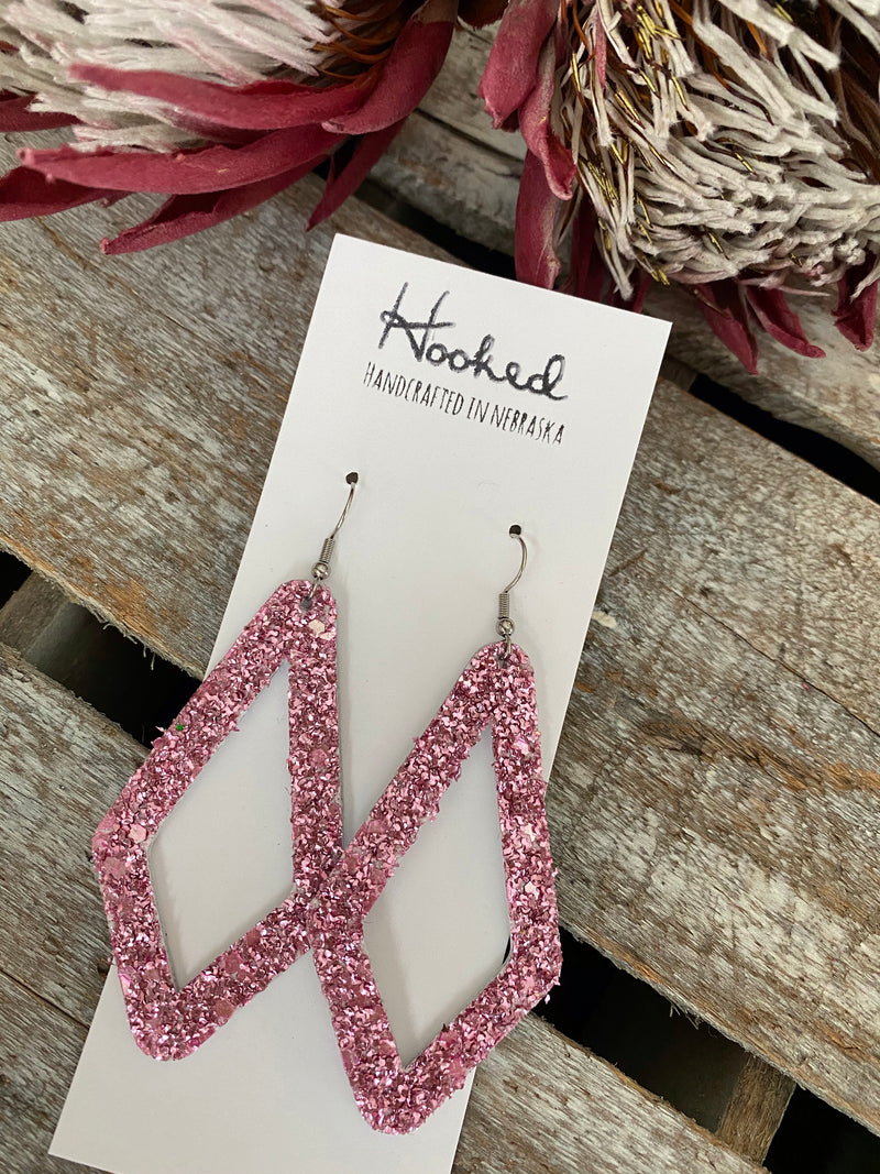 Diamond Cutouts in Perfect Pink - Large