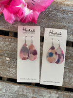 Sugared Berries Glitter Teardrops in Pink/Purple - Small