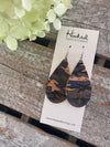 Indigo Camo Cork Teardrops - Medium