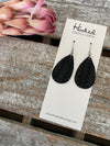 Basic Braided Black Teardrops - Small