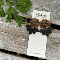 Opulent Beaded Earrings - Old Money &  Black Lace