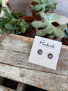 Opal Sparkle Studs - 8mm