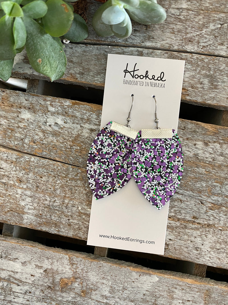 Mardi Gras Glitter Magnolias - Medium