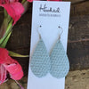 Powder Blue Triangle Teardrops - Medium