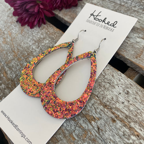 Glameleon Glitter Teardrop Cutouts  - Medium
