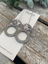 Wooden Hoop Suspended Stacks - Medium - Pewter