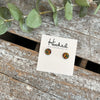 Druzy-Style Round Studs - 8mm