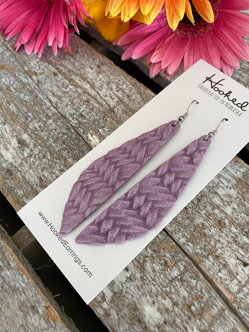 Braided Tulips in Lilac