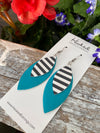 Turquoise with Bold Layered Petals