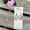 Webs and Roses Cork Teardrops - Small