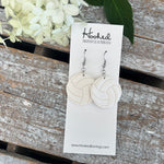 Volleyball Clay Earrings - with/without Customization - Small or Medium