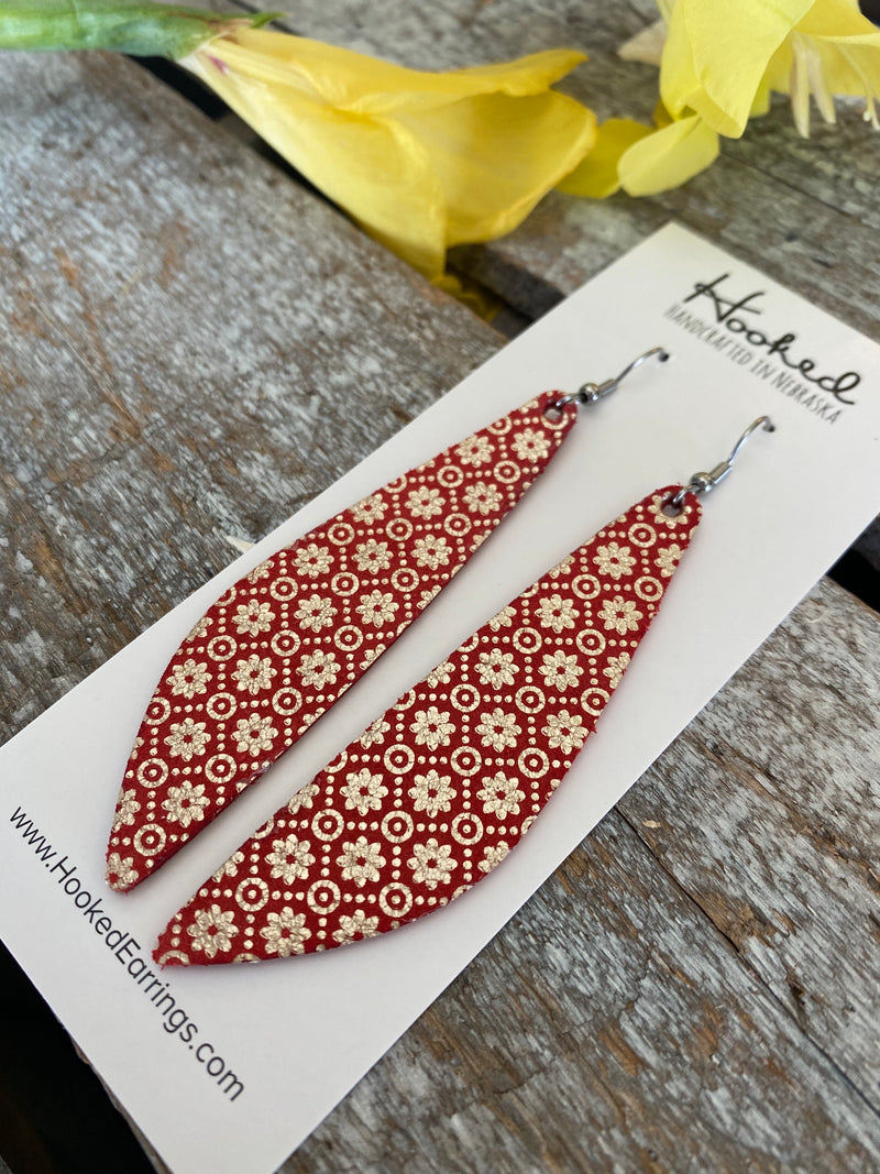 Filigree Tulips in Scarlet