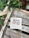 Opal Sparkle Studs - 12mm
