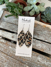 Glitzy Gold Leopard Petals - Medium
